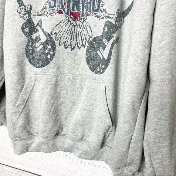 Lynyrd Skynyrd Gray Hoodie Sweatshirt Men’s Size XXL Winterland Classic Rock - Picture 3 of 10